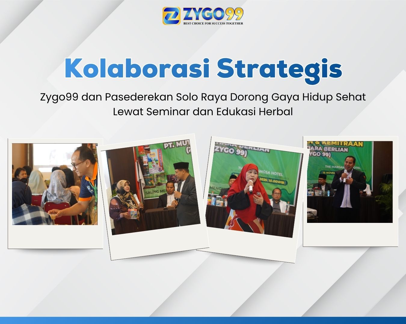 Kolaborasi Strategis: Zygo99 dan PSR Solo Raya Dorong Gaya Hidup Sehat Lewat Seminar dan Edukasi Herbal